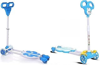 Vrikrion Road Runner cartoon scooter for boys Adjustable scooter for boys I four -wheeled scooter with blue color cartoon head.. DIAYTAR NIGERIA: Your affordable gateway to thousands of products delivered promptly nationwide.
