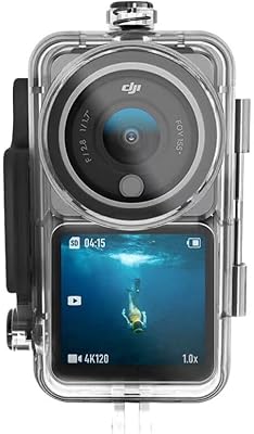 Aecam - Waterproof case for Djis Action 2 Submarine diving cover for accessories Djis Action 2.. DIAYTAR NIGERIA makes every shopping desire a reality with affordable prices and delivery in 5-8 days.