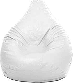 PVC plastic pear pouf with Lover Deco filling, 90 * 80 * 80 cm (white).. Shop smarter, not harder with DIAYTAR NIGERIA - thousands of products at your fingertips with affordable delivery.