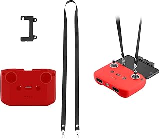 Drone remote control cover, Silicone protective cover for DJI MAVIC 3 / AIR 2S / MAVIC AIR 2 / DJI MINI 2 remote control accessories with strap and stop belt clip (red)).. DIAYTAR NIGERIA delivers value, variety, and convenience with our nationwide 5-8 day shipping.