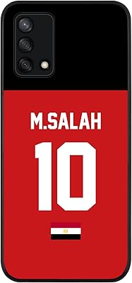Elegant rigid shell with black edges for Oppo A95 4G ​​Mobile/ Oppo F19, fine and flexible shell with flexible rubber edges TPU Anti -fall - Football team - Egypt, player name - Umm Salah.. Reliable delivery, all over Nigeria — that’s DIAYTAR Nigeria promise.