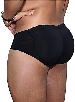 Boxer padded for men, padded underwear, hip boosters, buttock lifting panties, body strengthening pants with front and rear hips (color: black).. Experience the ease of one-stop shopping with DIAYTAR NIGERIA's diverse catalog and nationwide delivery.