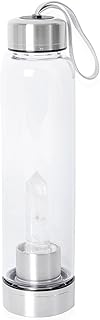 LC Store Natural Chakras Water Bottle in stainless steel crystal with light quartz energy healing well-being at home 530 ml.. DIAYTAR NIGERIA makes online shopping accessible with our comprehensive platform and prompt delivery service.