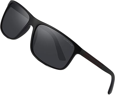 Pukclar polarized sunglasses for men and women - rectangular design, light up light UV400, sunglasses for outdoor sports, golf, cycling.. Your everyday shopping destination, DIAYTAR NIGERIA offers unbeatable value with quick delivery times.