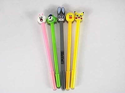 Set of Kawaii colorful gel pens, pretty cartoon, 0.5 mm roller ball pen for school and office - 5 rooms.. Transform your shopping experience with DIAYTAR NIGERIA's vast product selection delivered at unbeatable prices.