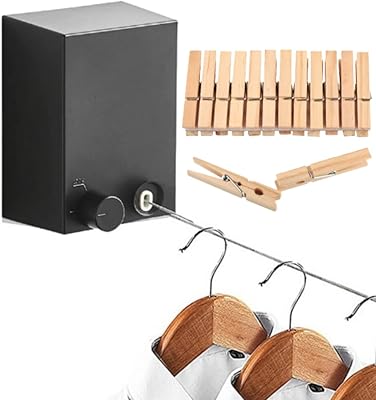 Retractable rope with free wooden stakes adjustable laundry of 42 m for the interior.. DIAYTAR NIGERIA brings the nation's largest product catalog to your doorstep at prices you'll appreciate.