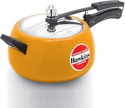 Hawkins contura coach with aluminum ceramic coating, 5 liters, yellow, CMY50.. DIAYTAR NIGERIA: Your trusted marketplace that combines variety, affordability and reliable shipping.