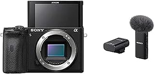 Sony ALPHA A6600 mirror-free camera with SONY ECM-W2BT Wireless VLOG MICROPHONE Wireless with Bluetooth connection.. DIAYTAR NIGERIA brings the market to your fingertips with affordable prices and swift delivery services.