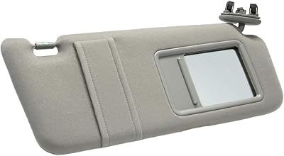 Replacement sun visor on the right passenger side for Toyota Camry and Camry Hybrid without sunroof 2007 2008 2009 2010 2011 (Gray).. DIAYTAR NIGERIA: Revolutionizing accessibility to quality products at budget-friendly prices across Nigeria.