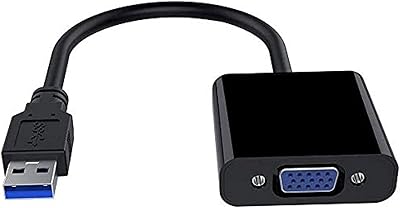AK USB 3.0/2.0 male Multi -Scran Card adapter Multi -2.0 Male to VGA female for Windows 7/8 - (Black).. DIAYTAR NIGERIA connects Nigerians with quality products at affordable prices, delivered in 5-8 days nationwide.