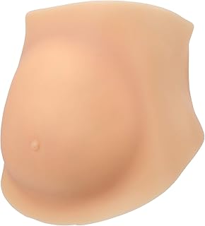 False stomach of pregnant women, artificial pregnancy belly for telefilm accessories, parody costume accessories (7-8 months).. Enjoy effortless shopping and speedy delivery with DIAYTAR Nigeria.