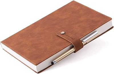 Rechargeable writing notebook B5 with rigid coverage in Line -style similarities, 408 lines lines, flat personal agenda with pen and clip (brown).. From tech gadgets to groceries, DIAYTAR Nigeria is your all-in-one online store. And the best part? Delivery happens fast — between 5 to 8 days.