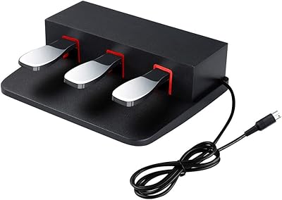 Atni DC VH3 pedals for digital keyboard piano, 3 -foot pedal unit compatible with the Roland FP30 electric piano (black).. Shop smarter, not harder with DIAYTAR NIGERIA - thousands of products at your fingertips with affordable delivery.