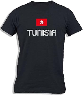 Cotton t-shirt with tunisian flag pattern AE CAPRONTM for children.. DIAYTAR NIGERIA: Where affordability and variety meet with convenient delivery within 8 days.