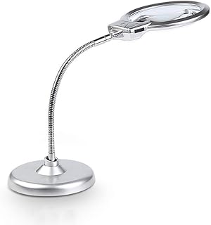 High Definition office magnifying glass, 2x 5x HD lens with LED lamp, metal hose, curved table lamp for older children, professional leisure staff, hands -free, mini night book, reading, crafts, jewelry.. Big selection, small prices — shop now on DIAYTAR Nigeria.