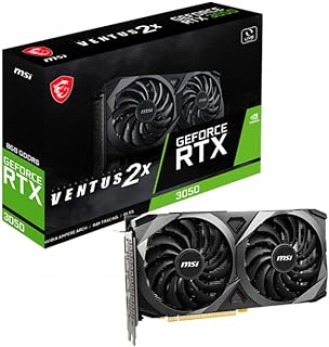 MSI GeForce RTX 3050 Ventus 2x 8G game graphics card - NVIDIA RTX 3050, DDR6 8 GB, V397-435R, Black.. DIAYTAR Nigeria: Where affordability meets fast and reliable e-commerce service.