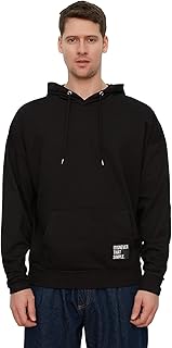 Trendyol oversized hooded sweatshirt for men, Indigo Blue.. Shop smart with DIAYTAR NIGERIA, offering a vast product range delivered to your doorstep within a week.