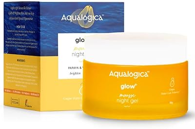 Aqualogica Night Glow Plus Mousse Gel for radiant and plump skin, to restore shine to the skin throughout the night, with papaya and vitamin C - 50 grams.. Experience the DIAYTAR difference with our vast product selection and delivery within 5-8 days.