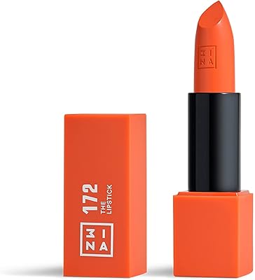 3 Makeup Ina Red Red Vegan 172 - Orange - Highly pigmented shades - Creamy and hydrating texture - Creamy formula - Intense color - Brilliant mat finish - Not tested on animals.. Looking for quality and speed? You’ll find both at DIAYTAR Nigeria.