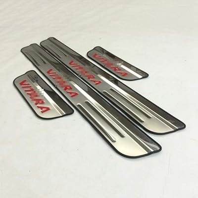 4 rooms Welcome pedals of car cover protector threshold plaque pedal accessories for suzuki vitara 2015-2018.. DIAYTAR NIGERIA delivers what you want at prices you'll love, all within 5-8 days nationwide.