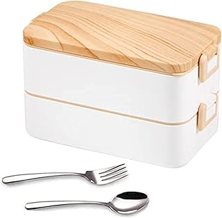 Stainless steel lunch box for adults and children, double -layer bento box 3 compartments with fork and spoon (white).. Get more for less on DIAYTAR Nigeria — Nigeria’s favorite e-commerce platform.