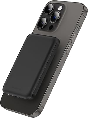 Amazing Thunder Pro Mag [5,000 mAh] Food Bank Charger [5,000 mAh] Compatible with Magsafe wireless magnetic battery with PD USB -C 22.5 W - Black load... DIAYTAR NIGERIA: Redefining online shopping with unbeatable prices and consistent delivery times.