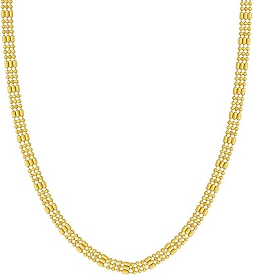 21 -carat gold chain, standard, gold, without precious stones.. DIAYTAR NIGERIA transforms online retail with unbeatable prices and consistent delivery timeframes.