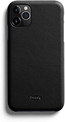 Luxury leather mobile case Belroy for iPhone 11 - Black.. Great deals and fast delivery — the DIAYTAR Nigeria guarantee.
