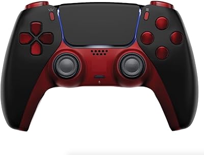 Black/red personalized PRO -Wireless controller not modified compatible with the unique exclusive PS5 design.. Embrace the convenience of DIAYTAR NIGERIA with thousands of products at your fingertips, delivered nationwide.