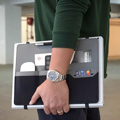 Giftology Support and Organizer 2 in 1 for foldable laptop, organizer of laptop accessories, multifunctional for the house and the desktop (gray).. Shop smart with DIAYTAR NIGERIA, offering a vast product range delivered to your doorstep within a week.