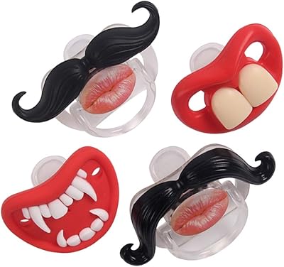 Yapromo orthodontic mustache straws for toddlers without BPA latex pack of 4.. DIAYTAR NIGERIA revolutionizes online retail with our extensive selection and dependable shipping service.