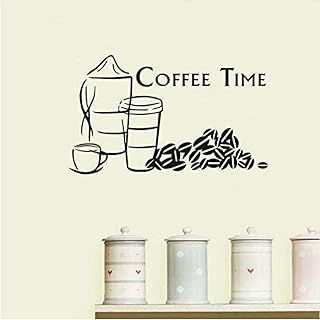 Wall stickers and kitchen wall paintings, roasted coffee room decoration, removable vinyl wall art, pastry decoration, coffee, shop, optional color 73 x 43 cm.. DIAYTAR NIGERIA: Your affordable gateway to thousands of products delivered promptly nationwide.