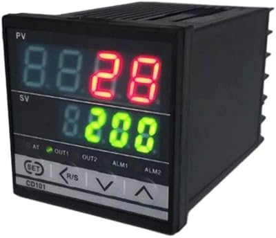 DJD Double temperature controller thermostat pilot 1372 degrees with alarm relay output CD101.. Shop confidently with DIAYTAR NIGERIA, offering affordable prices and reliable delivery within a week.