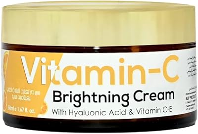 Lightening cream with vitamin C Alif Naturals | Hydrating for the face for bright skin, blurring pigmentation, reduces the dullness of the skin | Super sweet face cream for dry and oily skin | for women and men | 50 g.. DIAYTAR NIGERIA: Making quality accessible to all Nigerians with affordable prices and quick delivery.