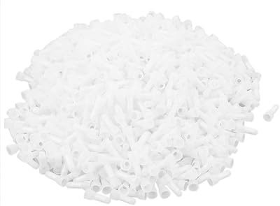 1000 CE1X PIECES Audio and video accessories 22-18AWG connectors and adapters with closed white plastic end.. Shop without limits at DIAYTAR NIGERIA and receive your purchases at budget prices within the week.