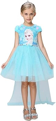 I-Super Girls Elsa and Anna Snow Queen Dress Tutu Dress with Short/Long sleeves with dress.. Save time and money with DIAYTAR Nigeria’s online store.