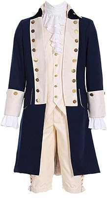 Military jacket for men inspired by colonial film Hamilton colonial military jacket inspired by the film Hamilton Alexander Hamilton, blue color.. DIAYTAR NIGERIA brings affordable shopping to every Nigerian home with delivery in just 5-8 days.