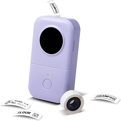 Mini labeling vomimo D30, Bluetooth labeling with adhesive tape, organization of the home office, violet.. Fast delivery, fair prices, and full variety — only on DIAYTAR Nigeria.