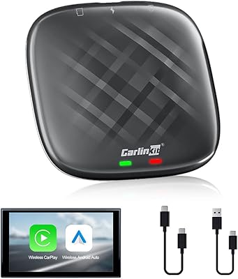 CARLIN Net Android AUTO CARPLAY AIBOX wireless adapter, Netflix/YouTube/Spotify, QCM450/8-CORE/4G/GONS+GLONASS/Google Play/4G+64 Memory, delivered with the Android 9.0 OPEN PLUG and Play system.. Experience shopping without limits at DIAYTAR NIGERIA, where affordability meets convenience in just days.