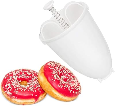 Soldot donut mold, hand -made donut machine, easy and quick, and dispenser of light plastic pancakes and waffles.. Experience the DIAYTAR difference with our vast product selection and delivery within 5-8 days.