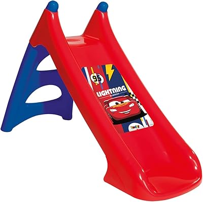 Smoby plastic slide for children from 2 to 4 years old, red and yellow, dimensions: 125 x 50 x 75 cm (820623).. Your complete shopping solution, DIAYTAR NIGERIA offers extensive variety with budget-friendly delivery.