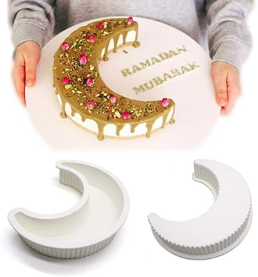 Silicone cake tray in the shape of an Echodone moon crescent, pizza cake pizza cake pan in moonstone foam, cooking tools.. Your complete retail destination, DIAYTAR NIGERIA combines extensive variety with prompt delivery.