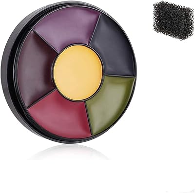6 colors Bruise Wheel Special Effects SFX Zombie Professional Makeup Kit Non toxic Face Body Paint Oil SFX Makeup Together with sponge.. DIAYTAR NIGERIA: Redefining e-commerce with affordable prices and reliable nationwide shipping.