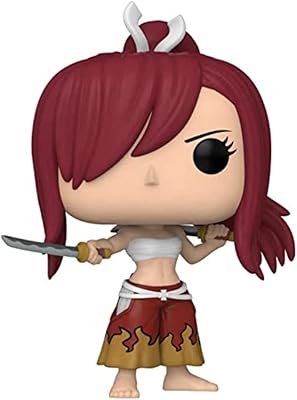 Funko pop toy! Animation - Erza Scarlet, Multicolore, 57338.. Shop confidently on DIAYTAR Nigeria — everything you need, delivered quickly.