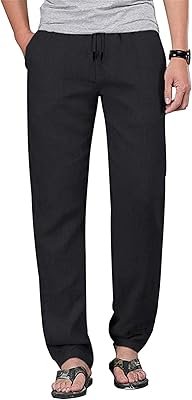 Linen pants for men beach yoga pants with cord.. DIAYTAR NIGERIA provides endless shopping possibilities with affordable prices and prompt delivery service.