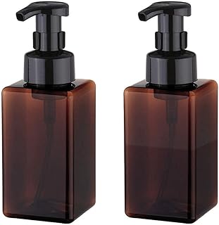 Alykdon foaming soap dispenser, 450 ml rechargeable plastic bottle (15 OZ) for liquid soap, shampoo and body cleaner (2 rooms) (450 ml brown).. Fast delivery is our promise — DIAYTAR Nigeria keeps it real.