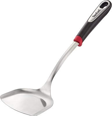 Tefal Ingenio Stainless Steel Wok Spatula, Silver/Black, Stainless Steel/Plastic, K1181314.. Shop confidently with DIAYTAR NIGERIA, offering affordable prices and reliable delivery within a week.