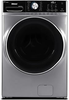 Washing machine with noble front load NWM2100, silver, 21 kg, 1300 rpm.. DIAYTAR Nigeria: Your one-stop online shop with unbeatable prices and nationwide delivery in under 8 days.
