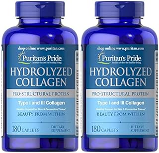 Package of 2 Collagen Hydrolyzed Puritan's Pride 1000 mg Collagen Hydrolyzed Puritan's Pride 1000 mg - 180 capsules.. Your everyday shopping solution, DIAYTAR NIGERIA offers variety and value delivered within 8 days.