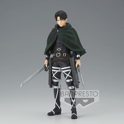 Levi Special Collective Figure of the final season of the Banpresto Bandai Titans attack, 16 cm high, multicolored.. DIAYTAR NIGERIA brings online shopping to every Nigerian with affordable prices and reliable shipping.